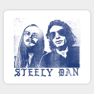 Steely Dan /\/\ Retro Faded Style Design Sticker